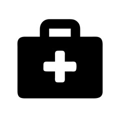 First aid kit icon vector illustration