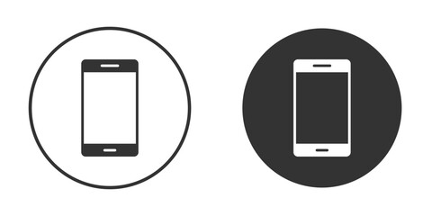 Cell phone icon vector clipart in black colors. suitable for graphic work