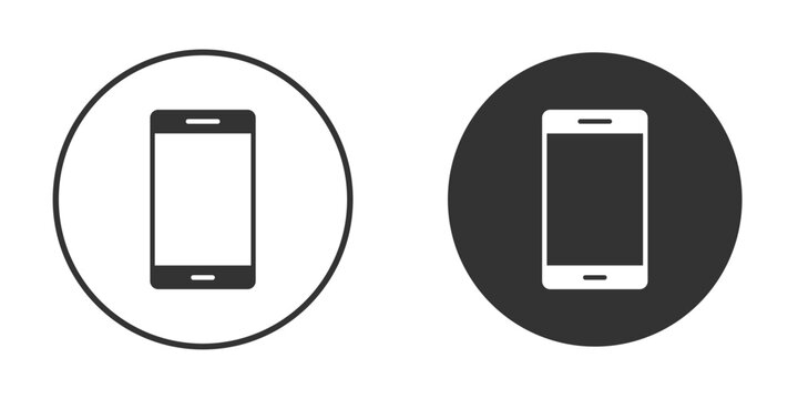 Cell phone icon vector clipart in black colors. suitable for graphic work