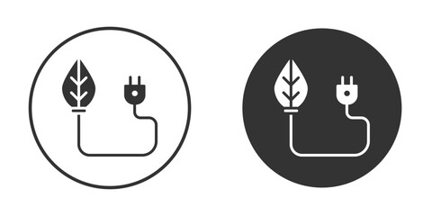 Biomass energy icon vector clipart in black colors. suitable for graphic work © Annimo