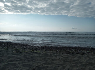 clouds over the sea