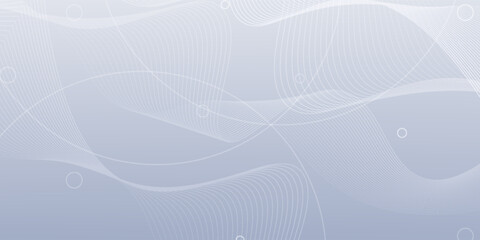 Modern abstract background with flowing lines. Digital future technology concept. vector illustration.