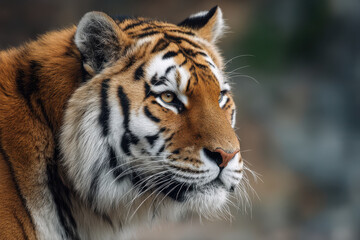 Fototapeta premium captivating portraits of top animals set against minimalistic background with soft bokeh