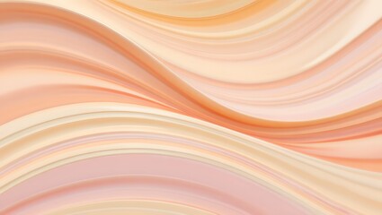 Abstract peach wave background design for website banner template and presentation use