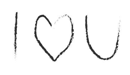 i love you, Handwritten 