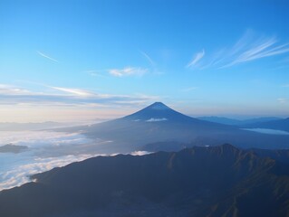 Mount fuji japan scenic landscape view travel destination tourism asia japanese peak