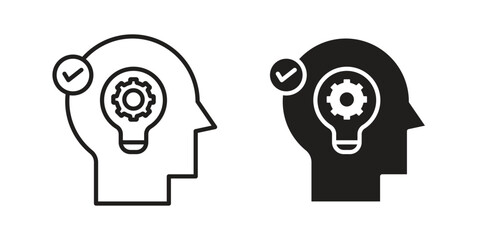 Understand icon. vector flat and line symbols. Vector Graphics.