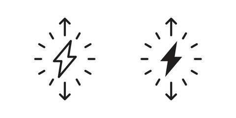 Conflict icon. vector flat and line symbols. Vector Graphics.