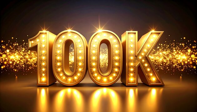 Golden 100k milestone celebration