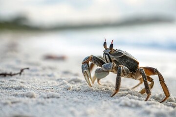 Fototapeta premium crab on the beach
