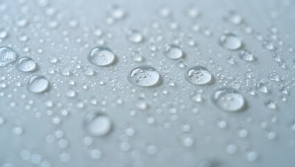 Water Droplets on Surface - Abstract Macro Image