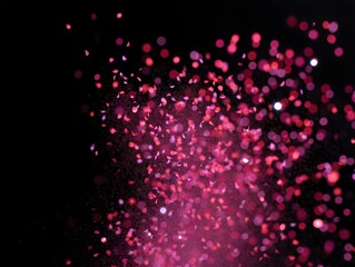 Pink and Purple Confetti Explosion - Festive Background