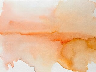 Abstract Watercolor Background - Orange Wash Effect