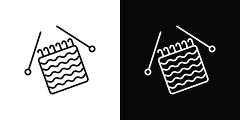 Handloom icon. Editable stroke. Icon for web.