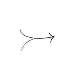 Forked Directional Arrow Sketch
