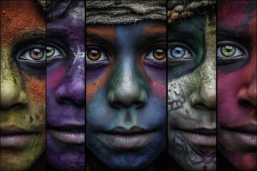 Global youth: a collage of faces and dreams from around the world. Youth activism. The fusion of reading and technology: a new era of learning for children. Urban diversity. Climate action.