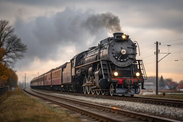 Obraz premium old steam train