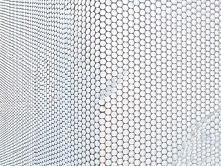 Modern Facade with Perforated Metal Panels - Architectural Detail
