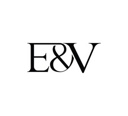 Elegant Serif  WITH & Monogram Logo Template – Minimal Business Branding EV