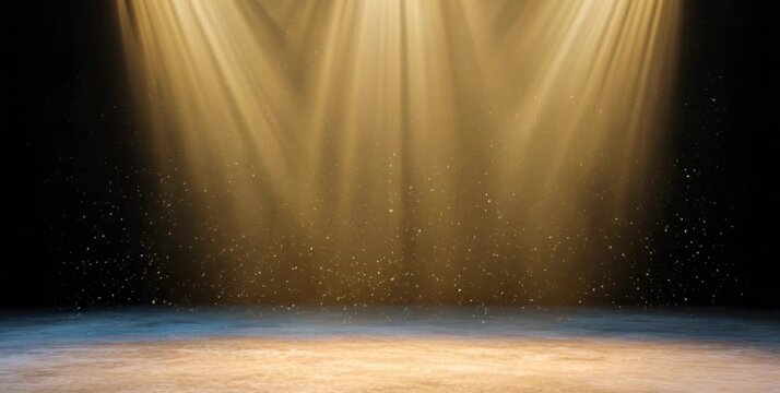 Dramatic Spotlight Effect with Dust Particles