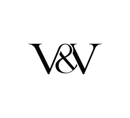 Elegant Serif  WITH & Monogram Logo Template – Minimal Business Branding VV