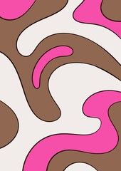 Melt background trippy psychedelic illustration