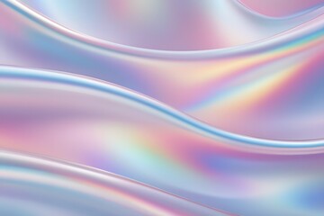 Iridescent Abstract Background with Rainbow Refraction