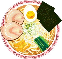 醤油ラーメンイラスト