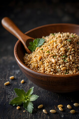 Cooked Freekeh Bowl