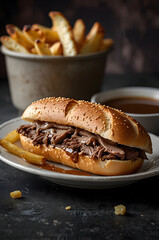 Beef French Dip Sandwich