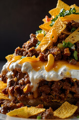 Frito Pie with Sour Cream