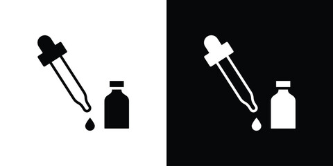 Serum icon vector, filled flat sign, solid pictogram. Symbol, logo illustration.