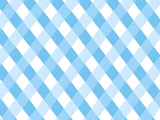 Seamless Blue and White Checkered Pattern Background