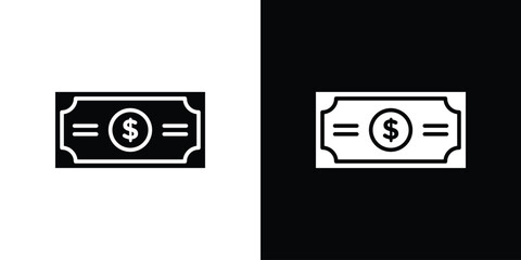 Money icon vector, filled flat sign, solid pictogram. Symbol, logo illustration.