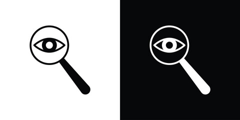 Investigation icon vector, filled flat sign, solid pictogram. Symbol, logo illustration.