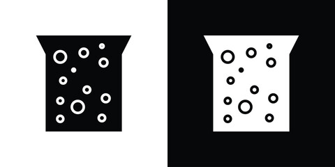 Hard Water icon vector, filled flat sign, solid pictogram. Symbol, logo illustration.