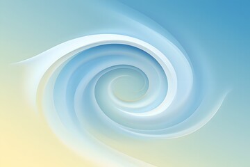 Abstract Vortex Swirl Design on Gradient Background