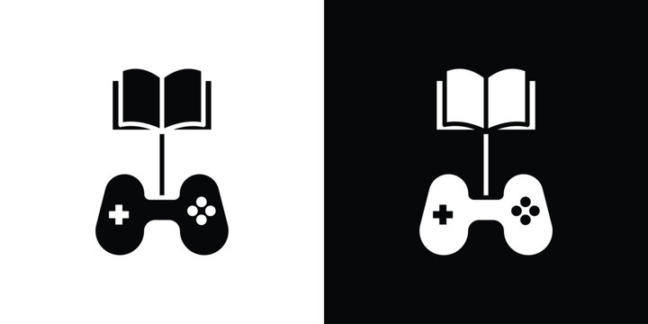 Game based learning icon vector, filled flat sign, solid pictogram. Symbol, logo illustration.