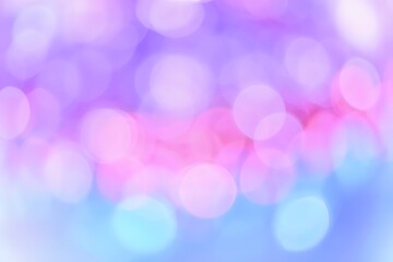 Abstract Pink and Blue Bokeh Background