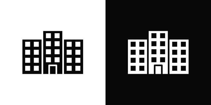 Company icon vector, filled flat sign, solid pictogram. Symbol, logo illustration.