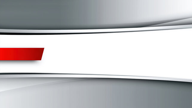 Abstract design with a smooth gradient and bold red accent on light background