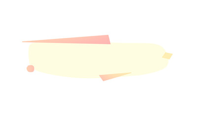 Gradient Rectangle Blob Title Card, Abstract Geometric Shape White Title Header , Footer Transparent Background