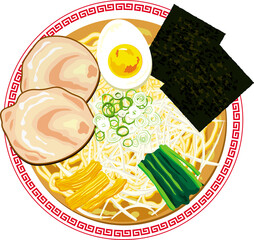 醤油ラーメンイラスト