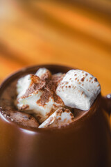 Café con marshmallow