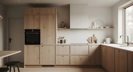 modern kitchen interior with kitchen