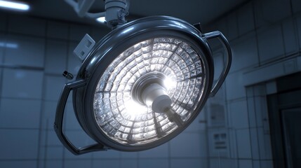 Surgical light fixture in operating room