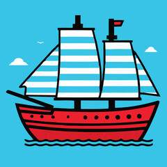 Pirates love their ship.eps