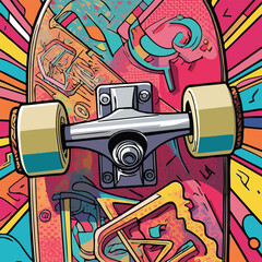 Riding a skateboard freely.eps © Hersa