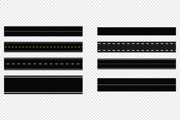 set of road icon, vector illustration.