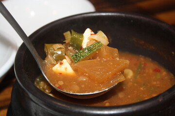 Korean Doenjang Jjigae Soybean Paste Stew